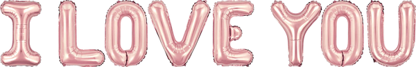 Ballon métallisé I LOVE YOU