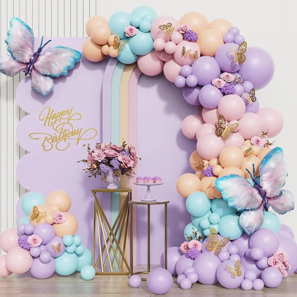 Butterfly Balloon Arch - CasaRosa