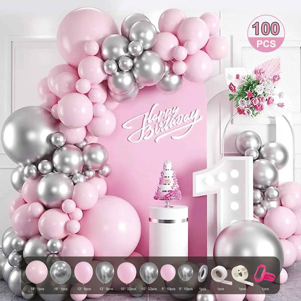 Blush Sparkle Kit guirlande de ballons 