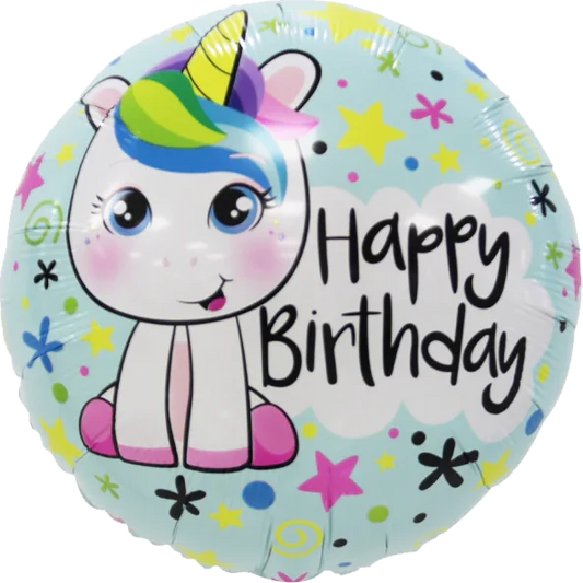 H.B.D Unicorn Balloon – 18 Inch - CasaRosa