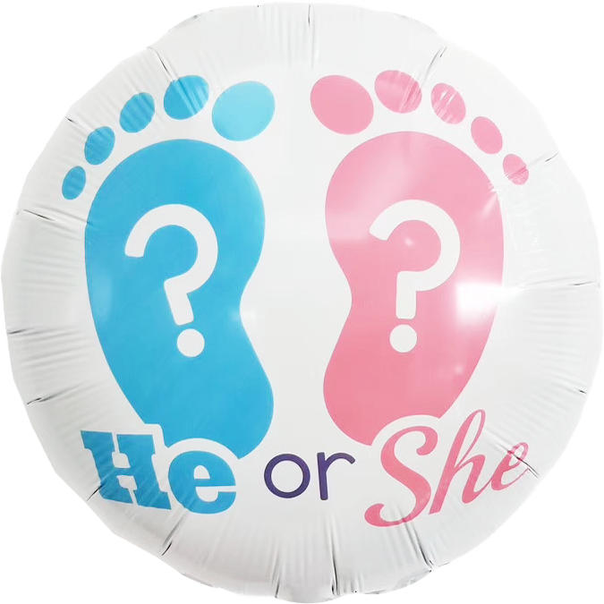 بالون كشف جنس المولود He or She