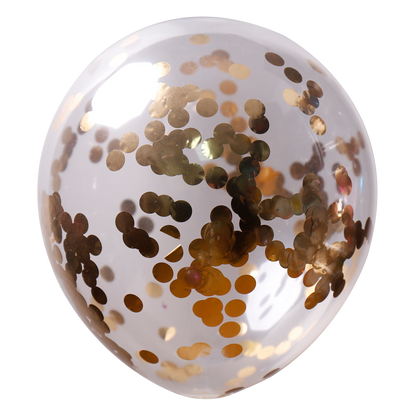 Ballon en latex Confetti 26 cm Lot de 6 pièces