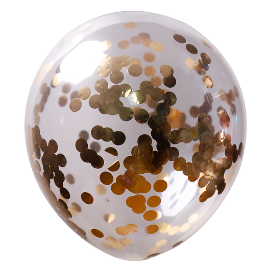 بالونات Latex Confetti مقاس 26 سم حزمة من 6 قطع