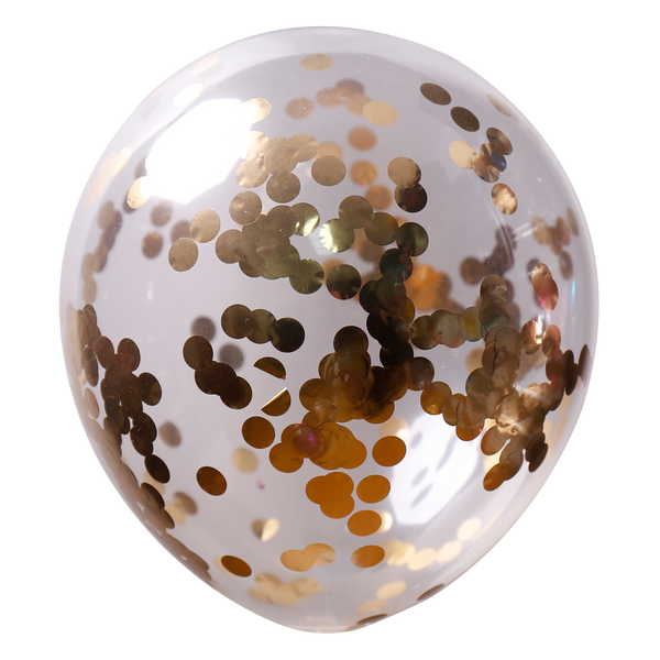 Ballon en latex Confetti 26 cm Lot de 6 pièces