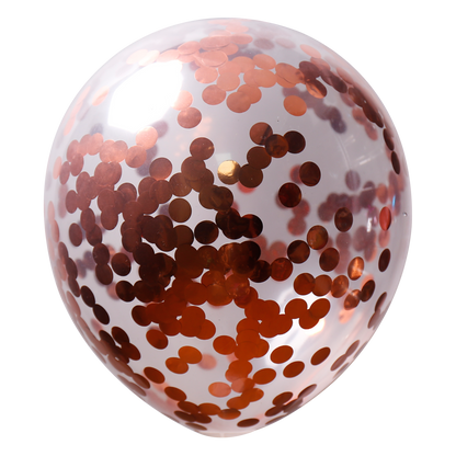 Ballon en latex Confetti 26 cm Lot de 6 pièces