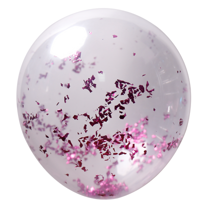 Ballon en latex Confetti 26 cm Lot de 6 pièces