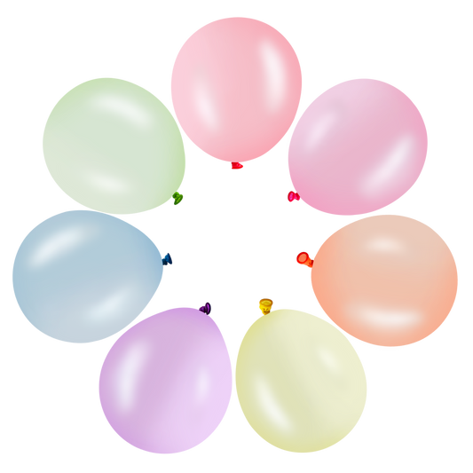 Latex Balloon Crystal 30 cm Pack of 60 pcs