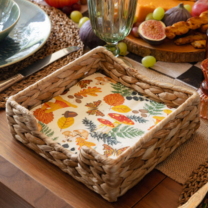 مناديل ورقية بطابع الغابة الخريفي 20 قطعة