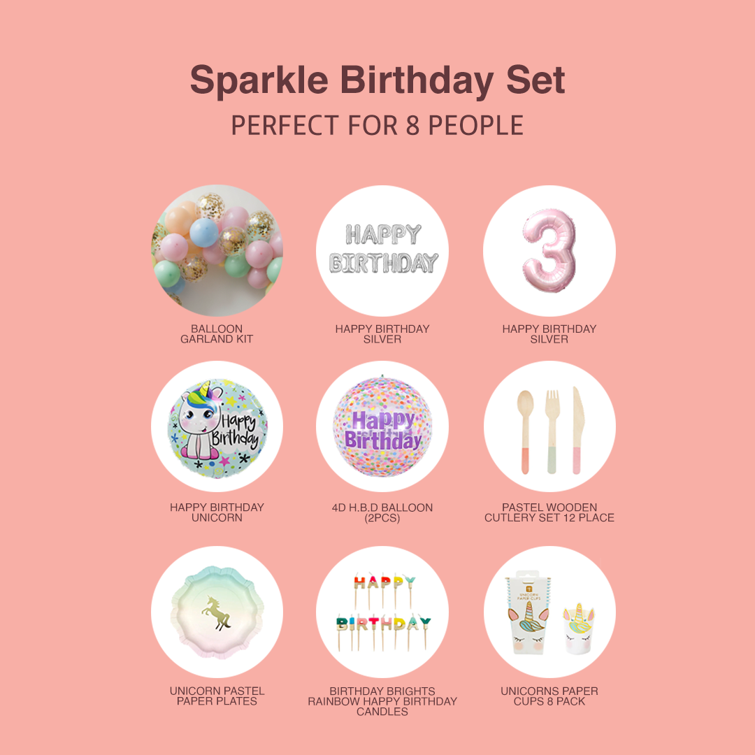 مجموعة عيد ميلاد Sparkle