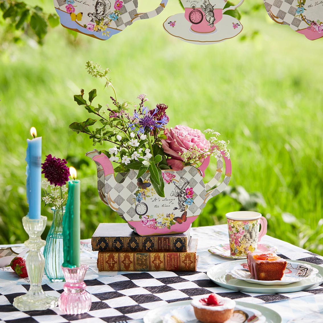Alice in Wonderland Teapot Bunting
