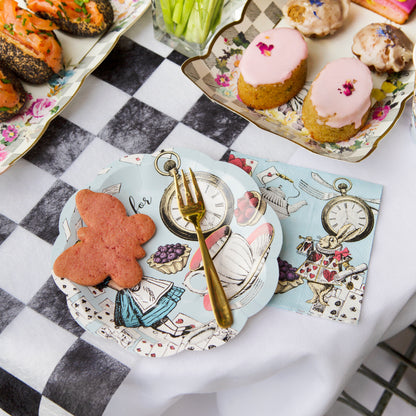 مناديل ورقية بتصميم أرنب Alice in Wonderland 20 قطعة