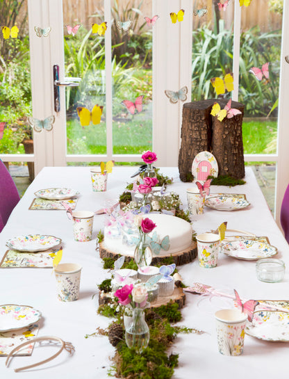 زينة تعليق فراشات ملونة 2.5 متر