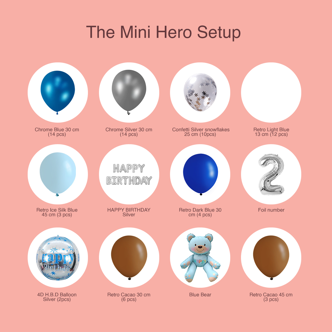 مجموعة عيد ميلاد Mini Hero
