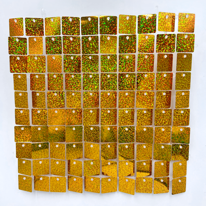 Panneaux de Fond Carrés Paillettes Finition Classique