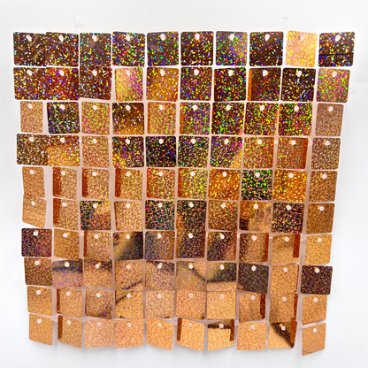 Panneaux de Fond Carrés Paillettes Finition Classique