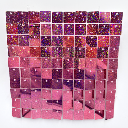 Panneaux de Fond Carrés Paillettes Finition Classique