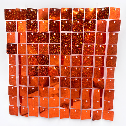 Panneaux de Fond Carrés Paillettes Finition Classique