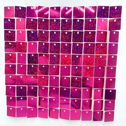 Panneaux de Fond Carrés Paillettes Lumineuses