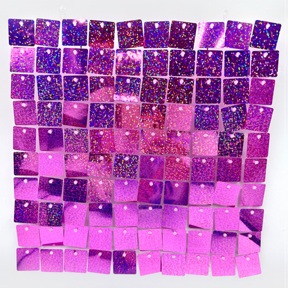 Panneaux de Fond Carrés Paillettes Lumineuses
