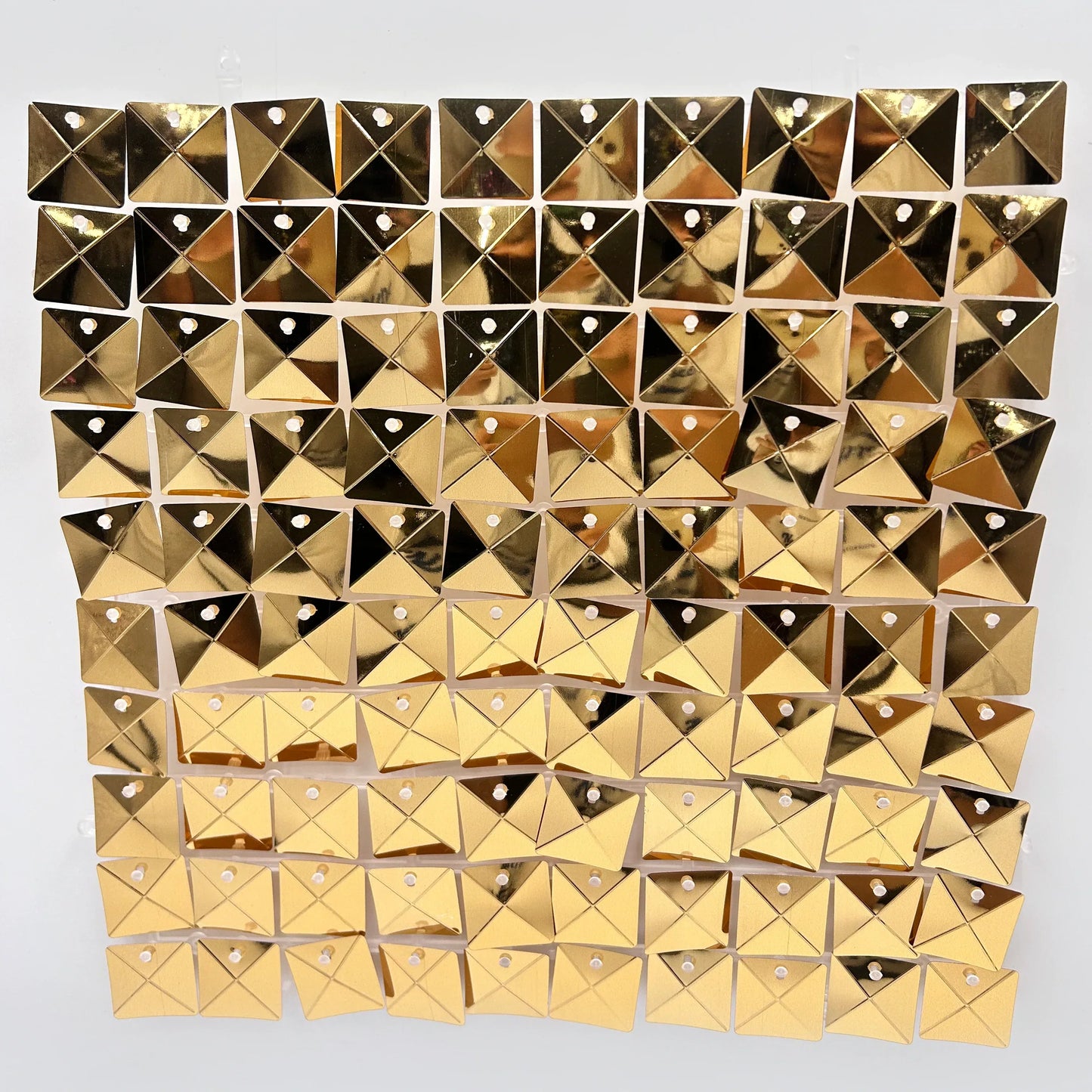Shimmer Wall Backdrop Pyramid Mirror Tiles