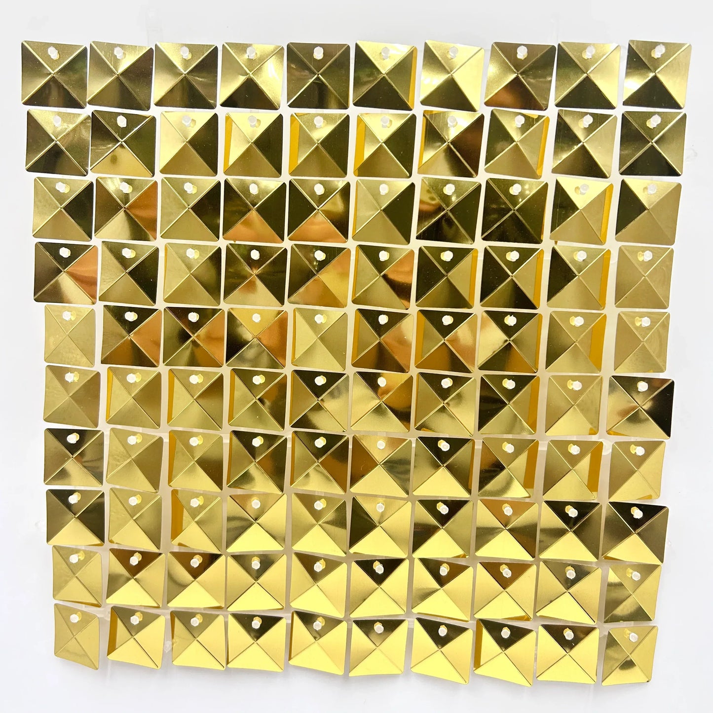 Shimmer Wall Backdrop Pyramid Mirror Tiles