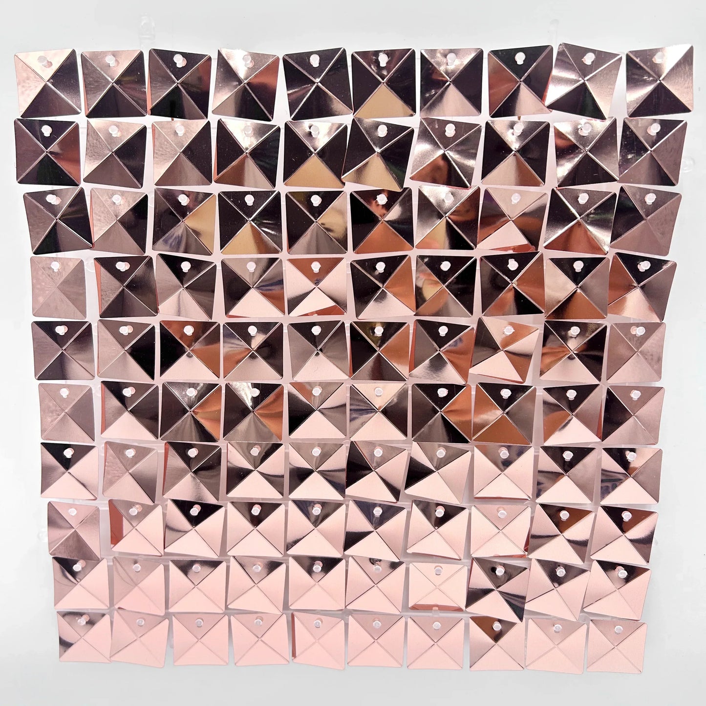 Shimmer Wall Backdrop Pyramid Mirror Tiles