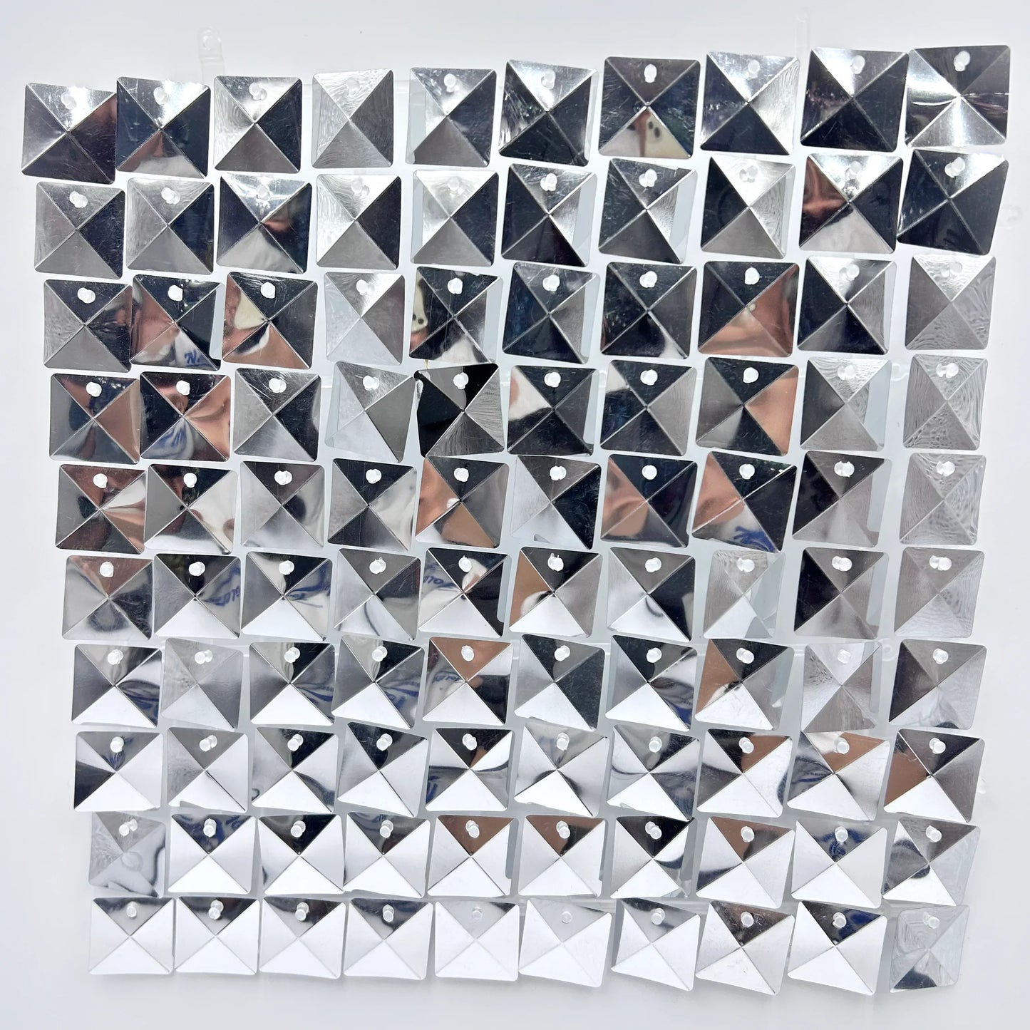 Shimmer Wall Backdrop Pyramid Mirror Tiles