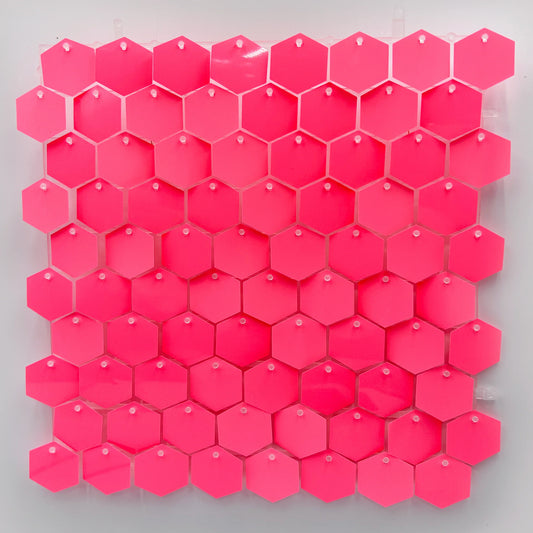 Shimmer Hexagon Backdrop Panels