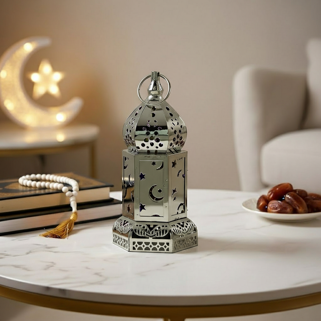 فانوس شمعة معدني