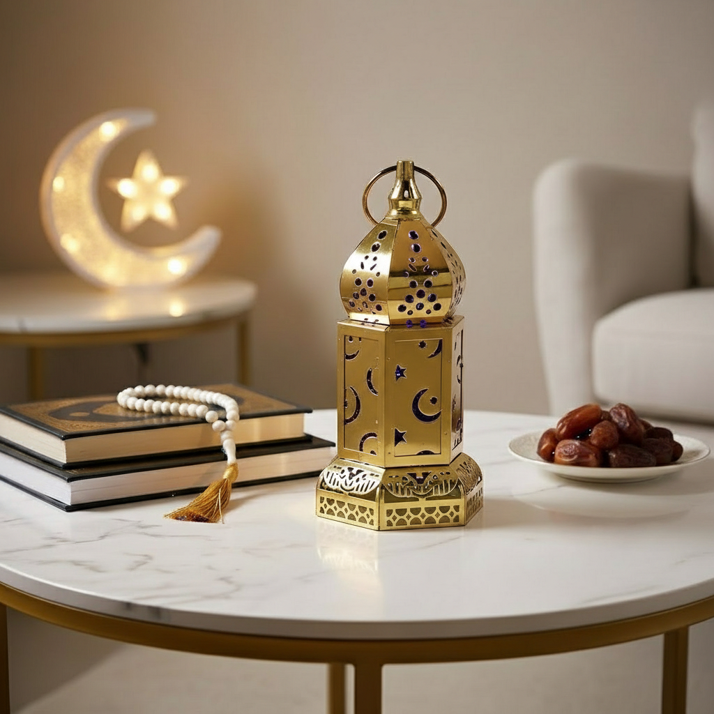 فانوس شمعة معدني