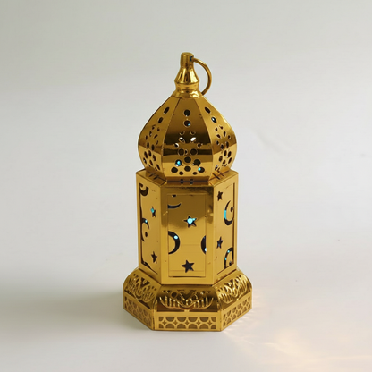 فانوس شمعة معدني