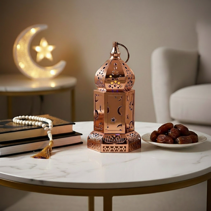 فانوس شمعة معدني