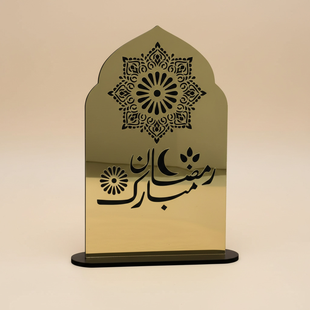 Ramadan Decoration “Ramadan Mubarak” 18 × 24 cm