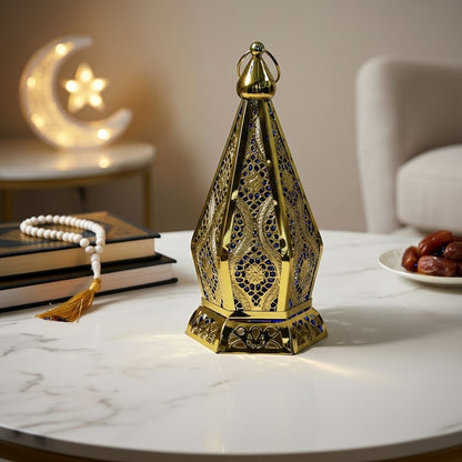 فانوس شمعة معدني 9 × 20 سم