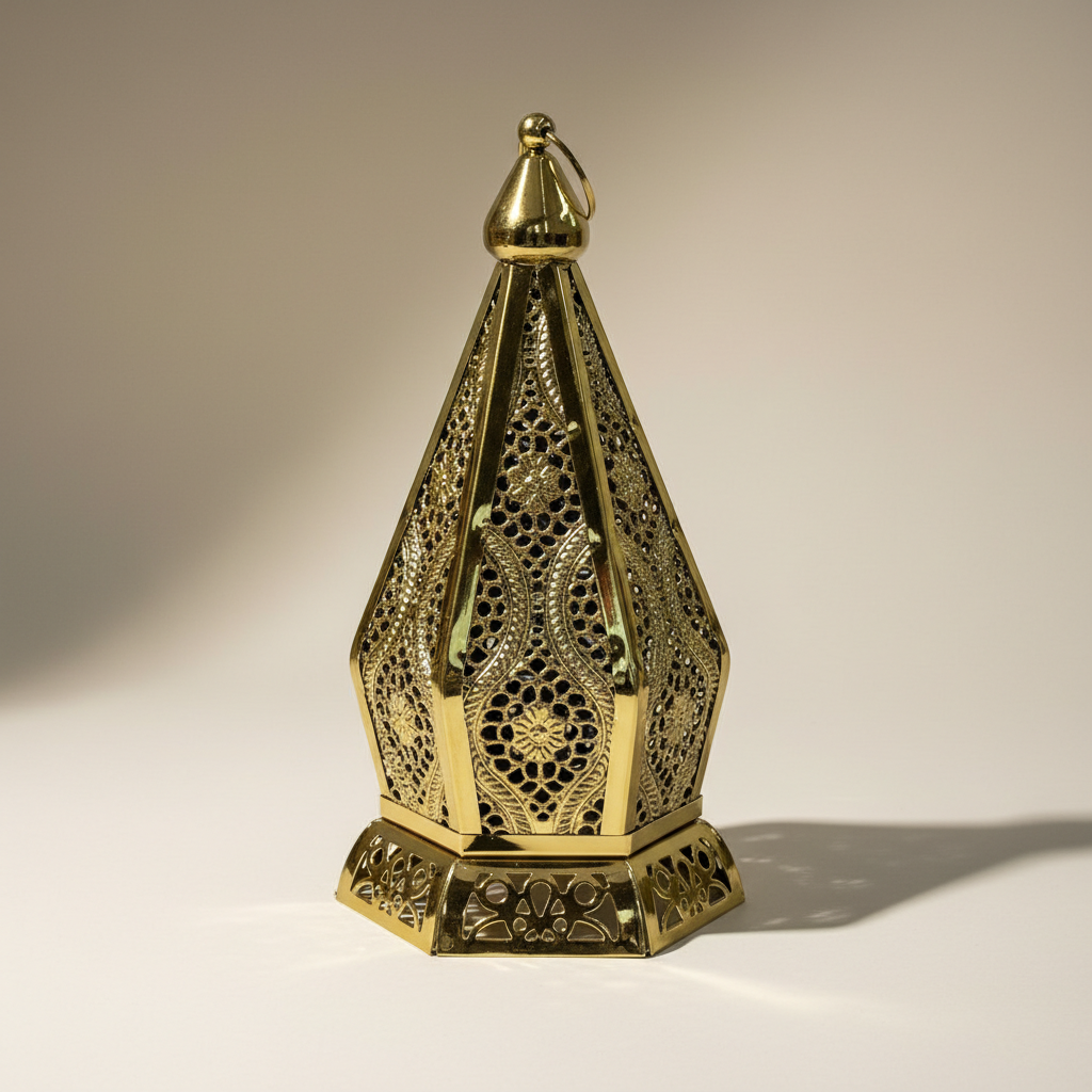 فانوس شمعة معدني 9 × 20 سم