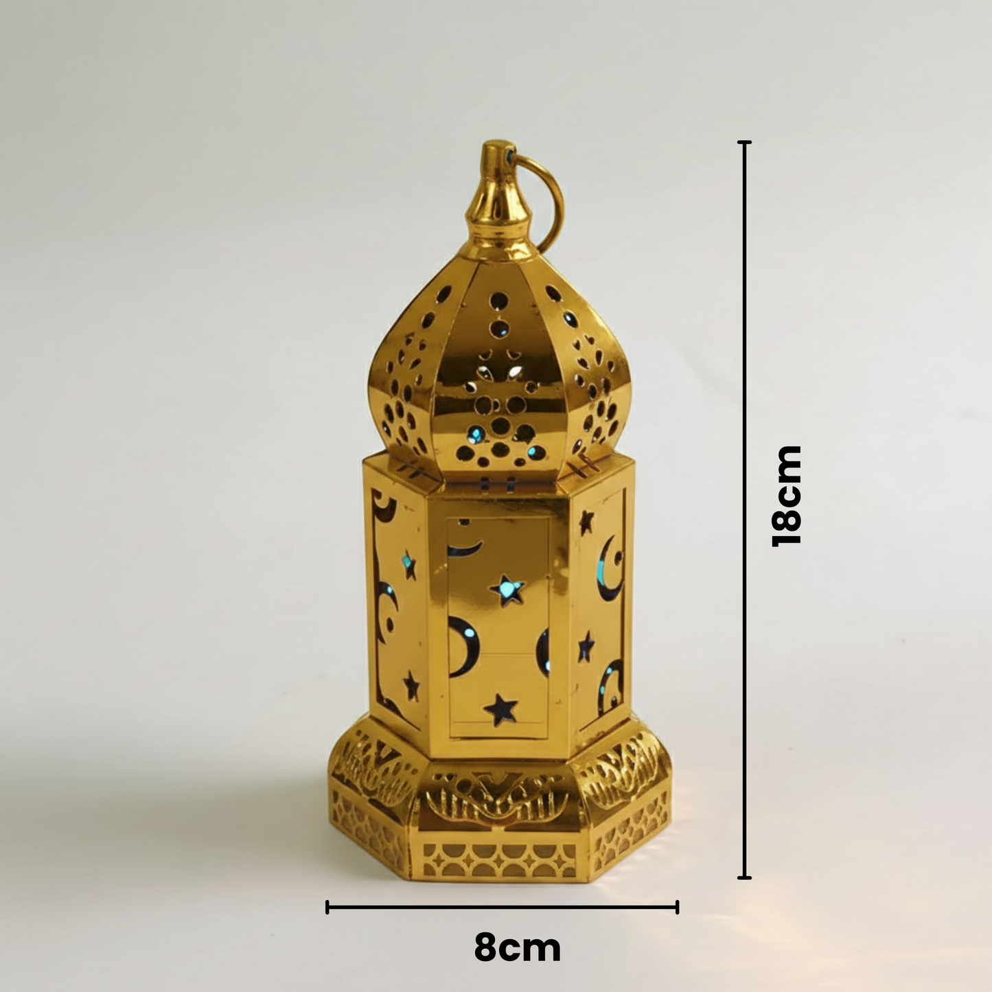 فانوس شمعة معدني